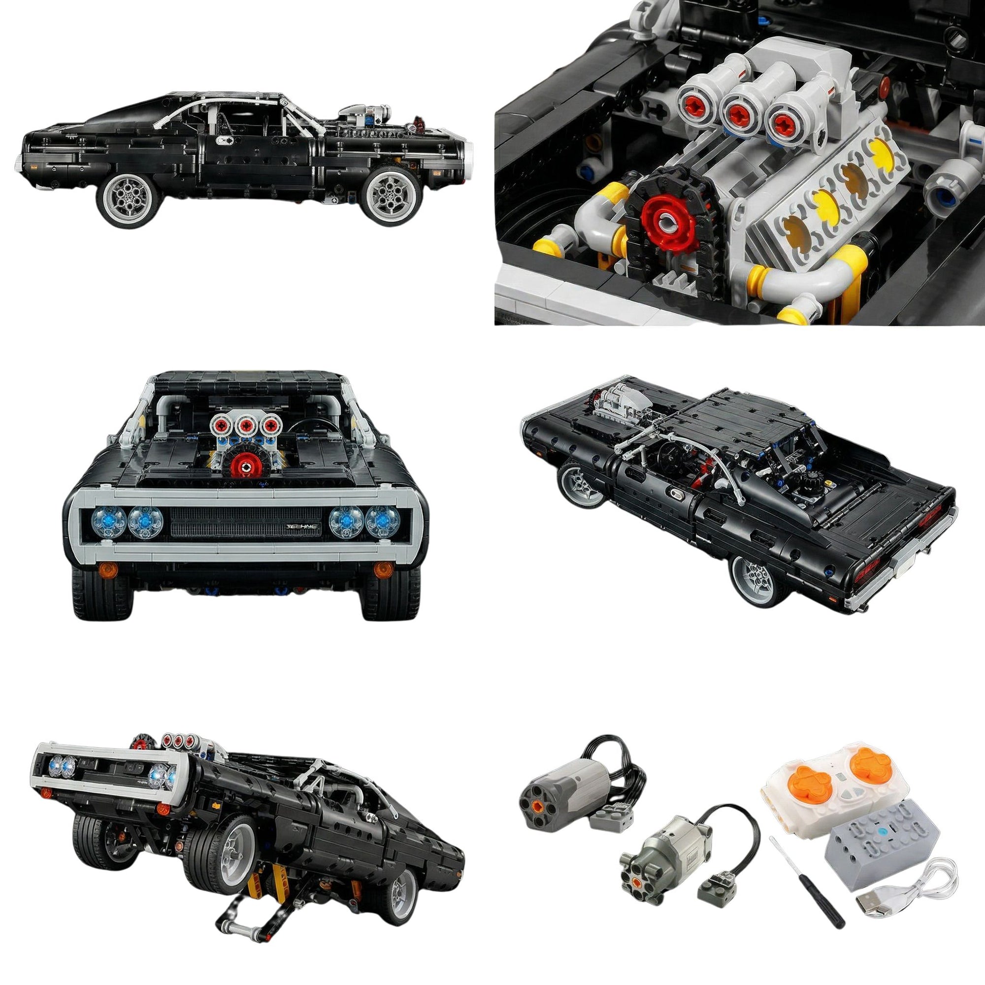 Dodge Charger 1970 - Velozes e Furiosos (1077 peças)